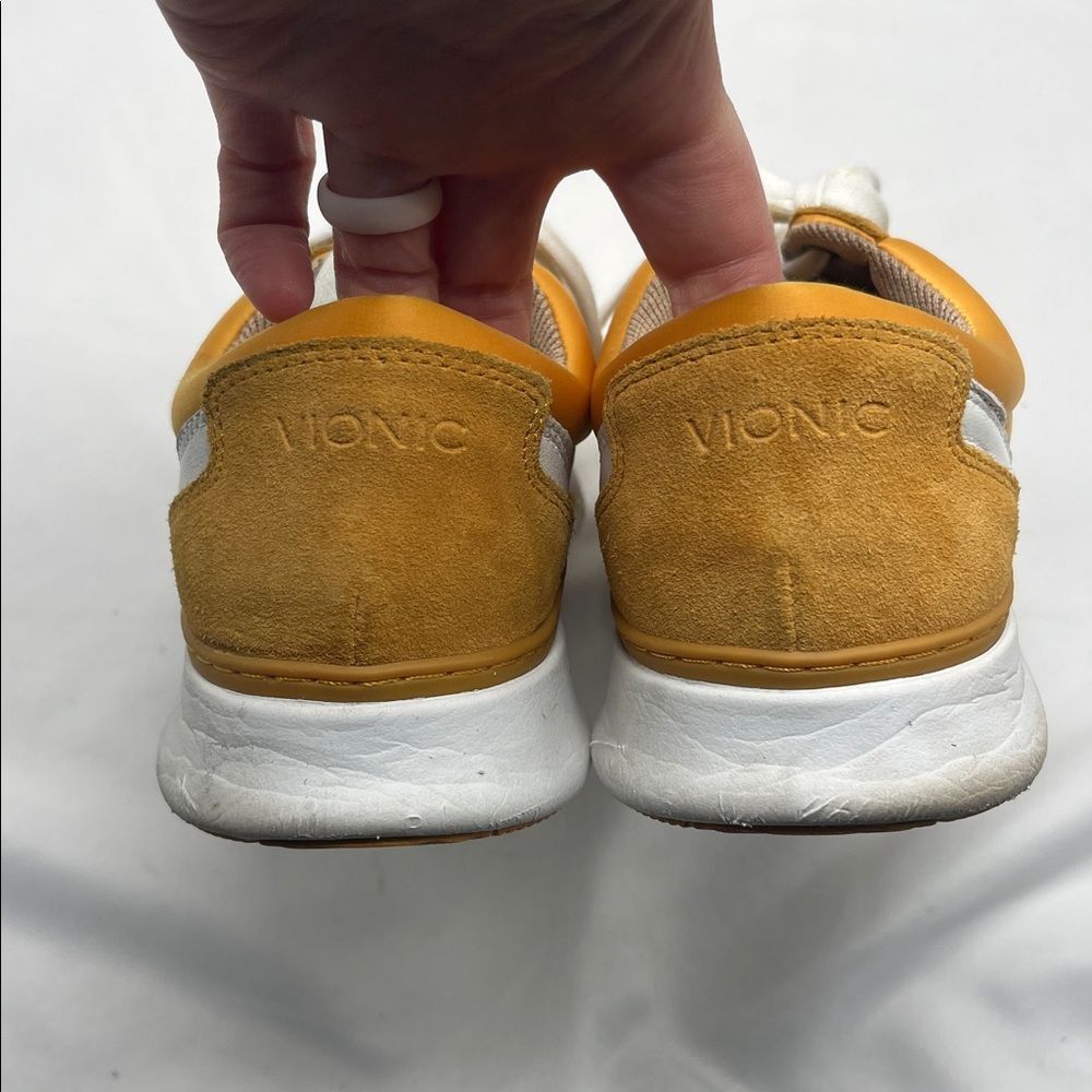 Mustard Vionic Nana Women's Sneakers Tennis Shoes - Picture 6 of 10